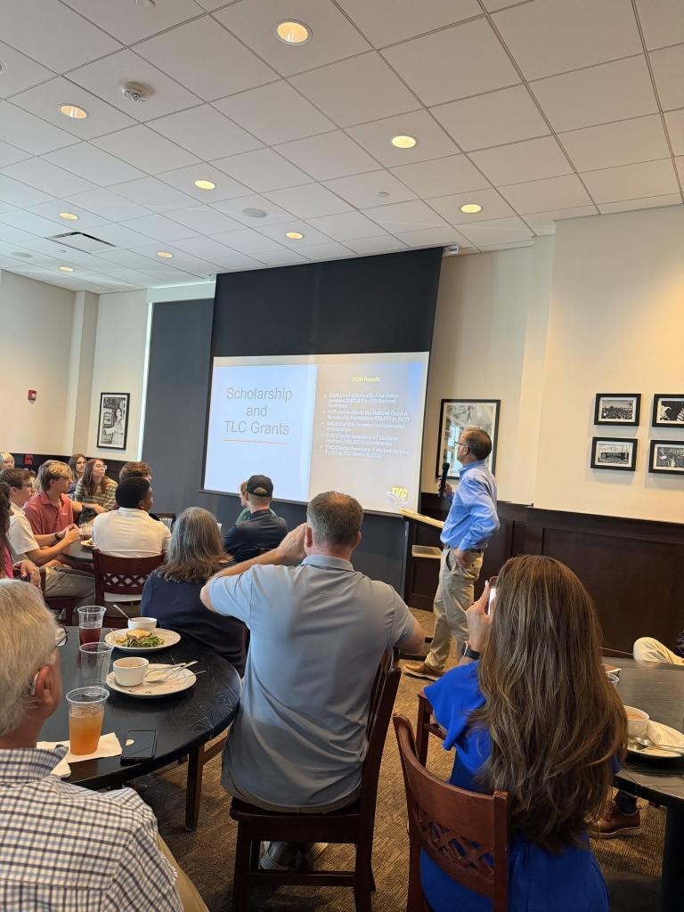TVC Annual Luncheon 2026 — scholarship recipients in attendance