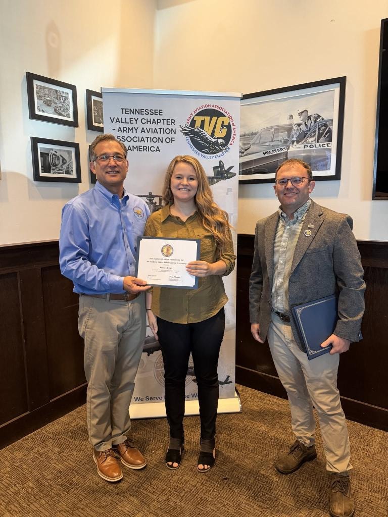 Kelsey Brown receives the Art and Dotty Kesten AAPI Corporate Scholarship