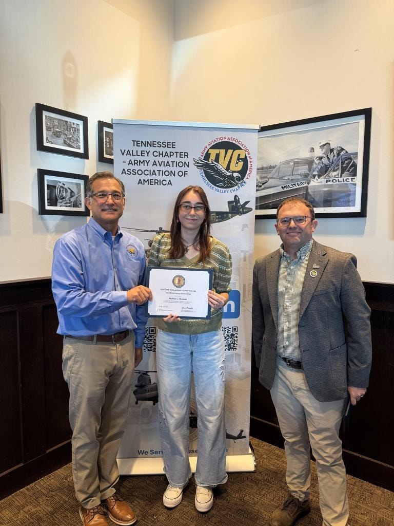 Madison Murdzek receives the White Family Scholarship